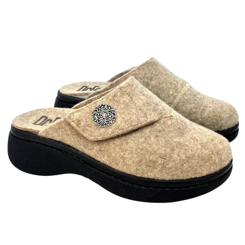 Papuci de casa Dr Feet 21008 bej (Damă)