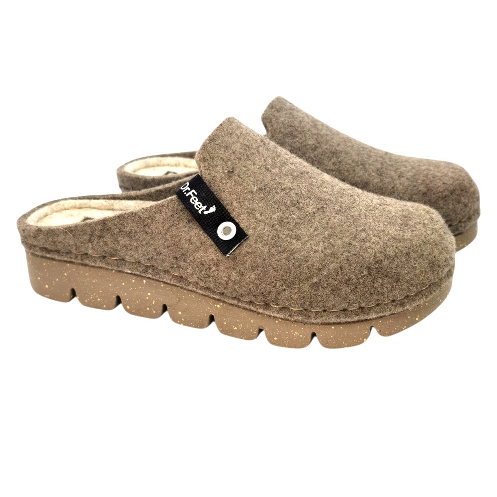 Papuci de casa Dr Feet 1107 bej (Damă)