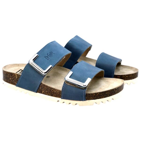 Papuci Dr Feet 16016 albastru (Damă)