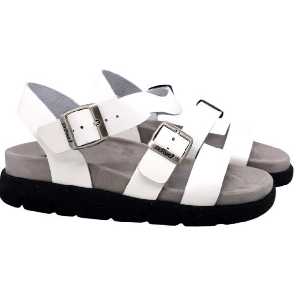 Sandale Dr Feet 16031 alb (Damă)