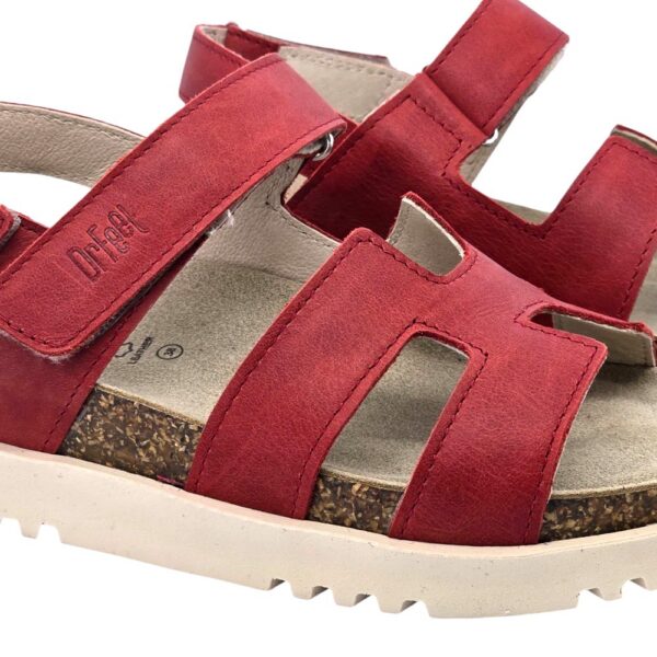 Sandale Dr Feet 16015 rosu (Damă)