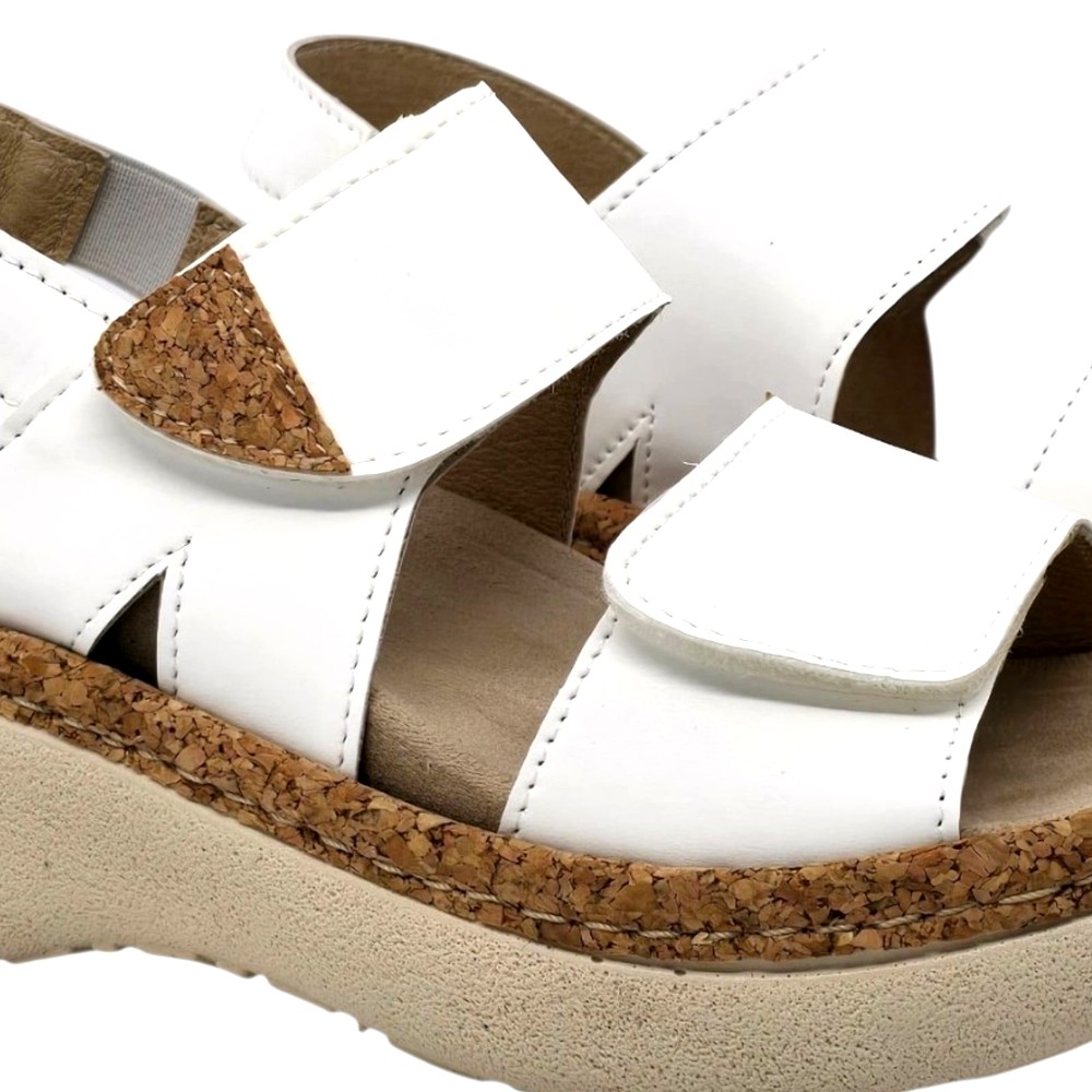 Sandale Dr Feet 21002 alb (Damă)