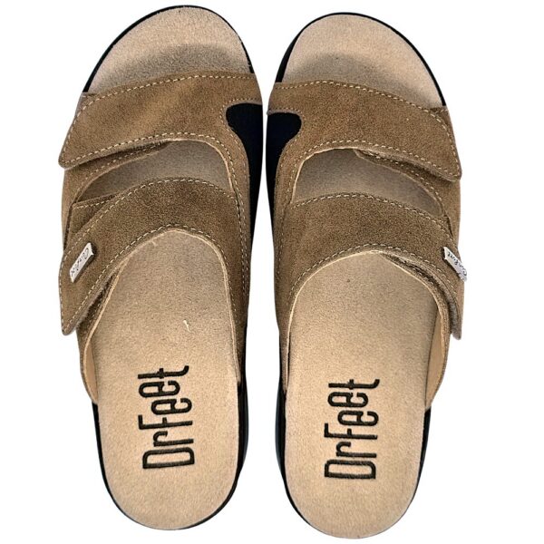 Papuci Dr Feet 5012 maro - dama - cu taloneta detasabila