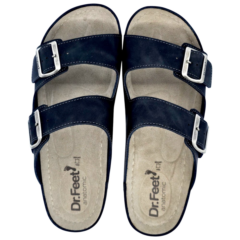 Papuci Dr Feet 8003 negru (Bărbați)