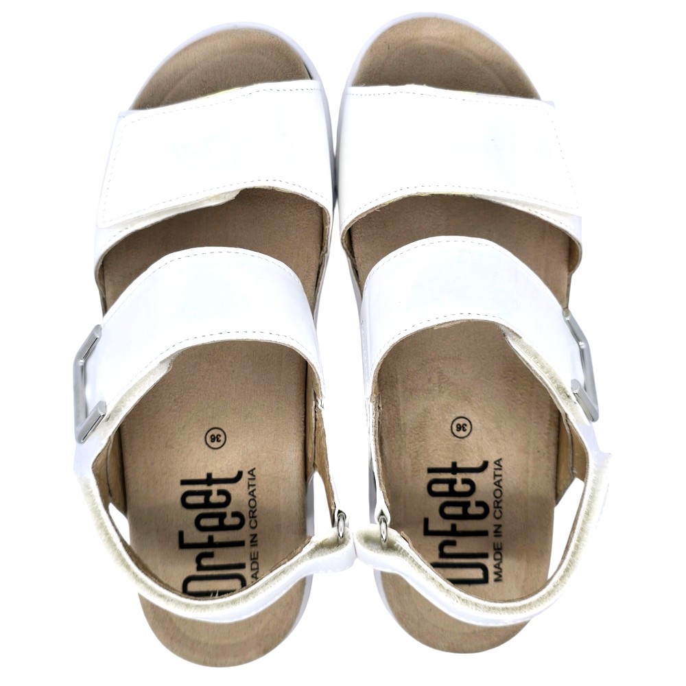 Sandale Dr Feet 10016 alb (Damă)