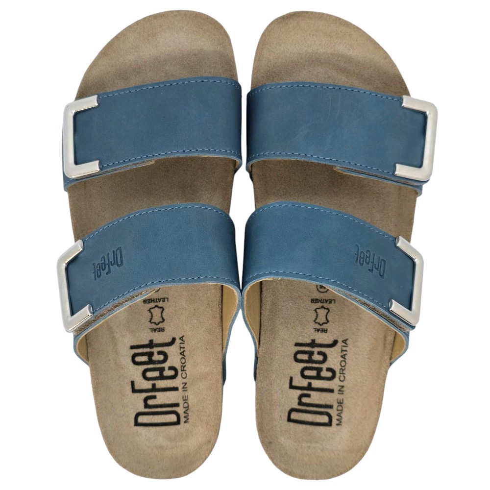 Papuci Dr Feet 16016 albastru (Damă)