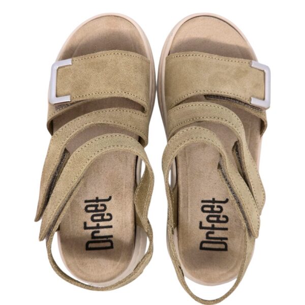 Sandale Dr Feet 18007 maro deschis (Damă)