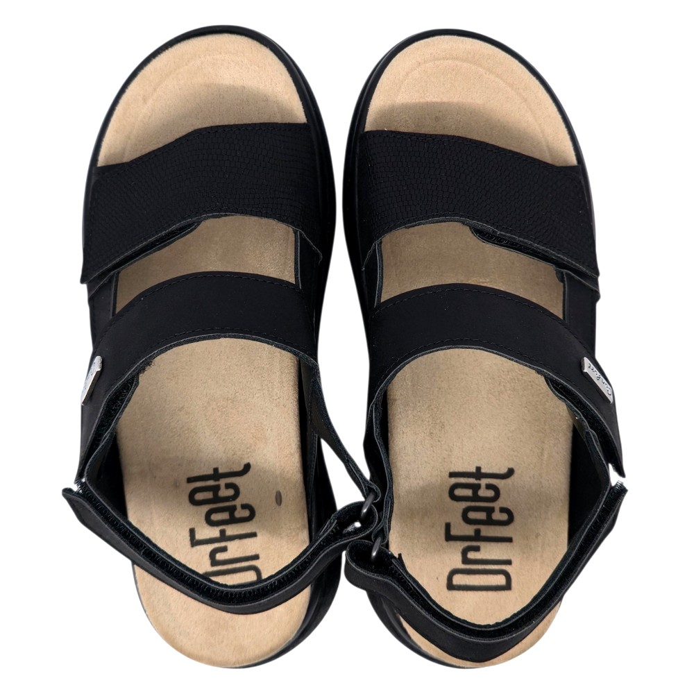 Sandale Dr Feet 21007 negru (Damă)