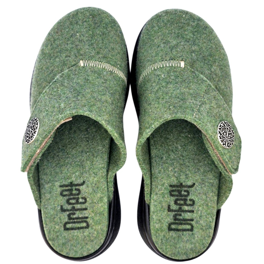 Papuci de casa Dr Feet 21008 verde (Damă)