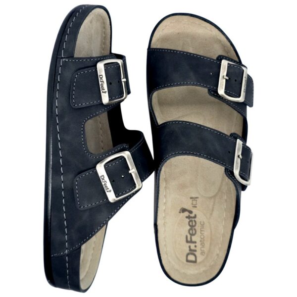 Papuci Dr Feet 8003 negru (Bărbați)