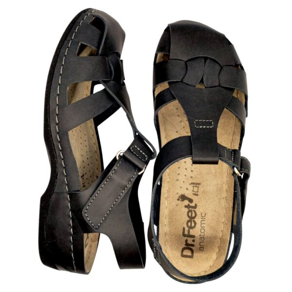 Sandale Dr Feet 2018 negru (Damă)