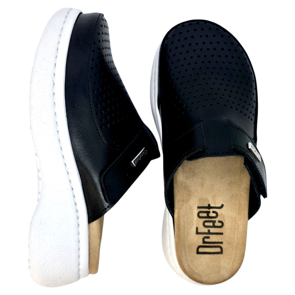 Saboți Dr Feet 21301 negru (Damă)