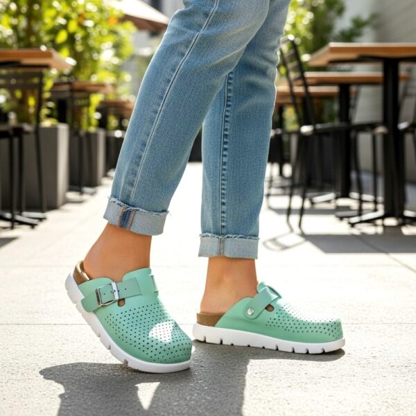 Saboți Dr Feet 22100 verde (Damă)