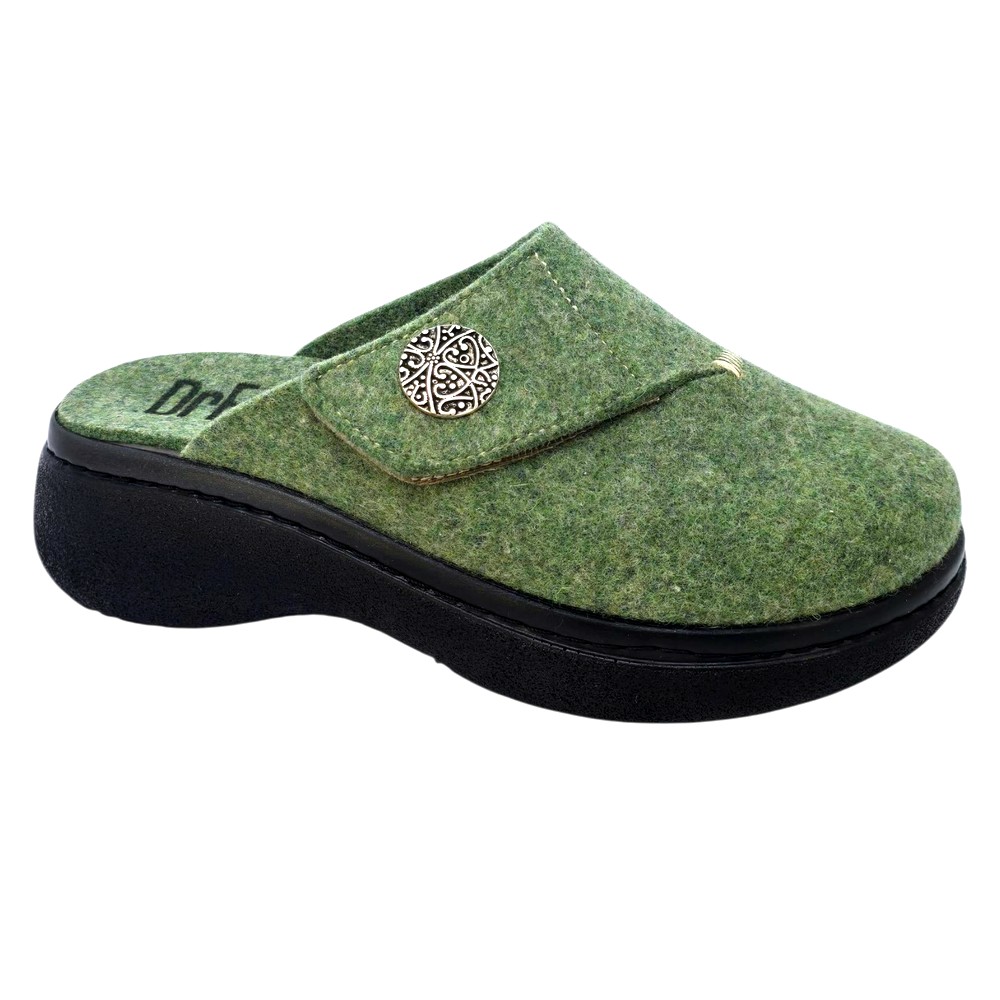 Papuci de casa Dr Feet 21008 verde (Damă)