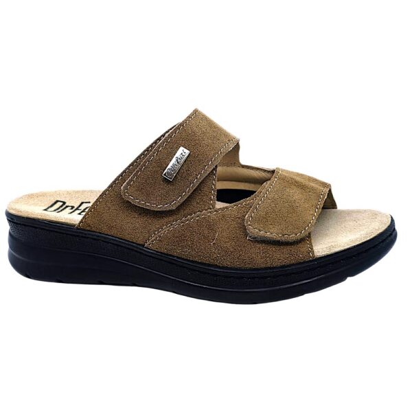 Papuci Dr Feet 5012 maro - dama - cu taloneta detasabila