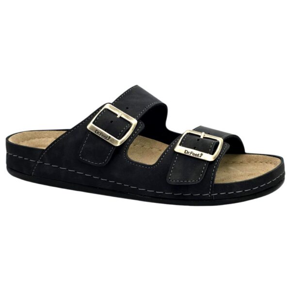 Papuci Dr Feet 8003 negru (Bărbați)