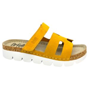 Papuci Dr Feet 9018 galben mustar (Damă)