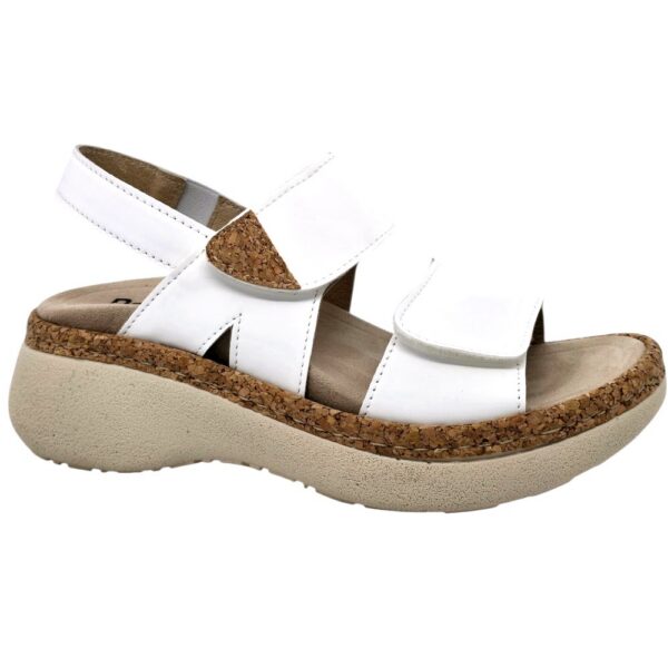 Sandale Dr Feet 21002 alb (Damă)
