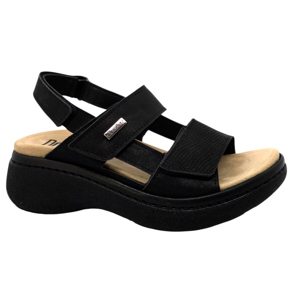 Sandale Dr Feet 21007 negru (Damă)