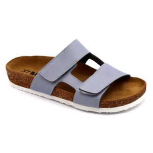Papuci cu talpa ortopedica Leon 4051 albastru (Damă)
