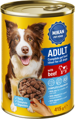 Mikan Conservă câini cu vită 415g