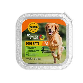 Mikan Pate câini cu aromă de pui 300gr