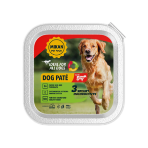 Mikan Pate câini cu aromă de vită 300gr