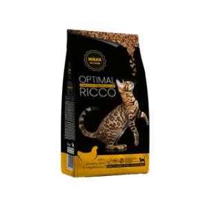 Mikan Hrana uscată pisici Optimal 6*2 pui, pește și legume 2Kg