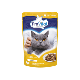 Prevital Plic pisici cu aromă de pui 100g