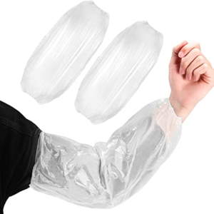 Acoperitori mâneci polietilena 0.015mm elastic automatizat alb
